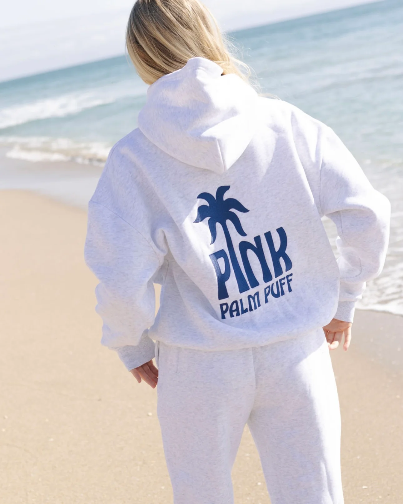 Classic Puff Hoodie in Cloud - Image 6