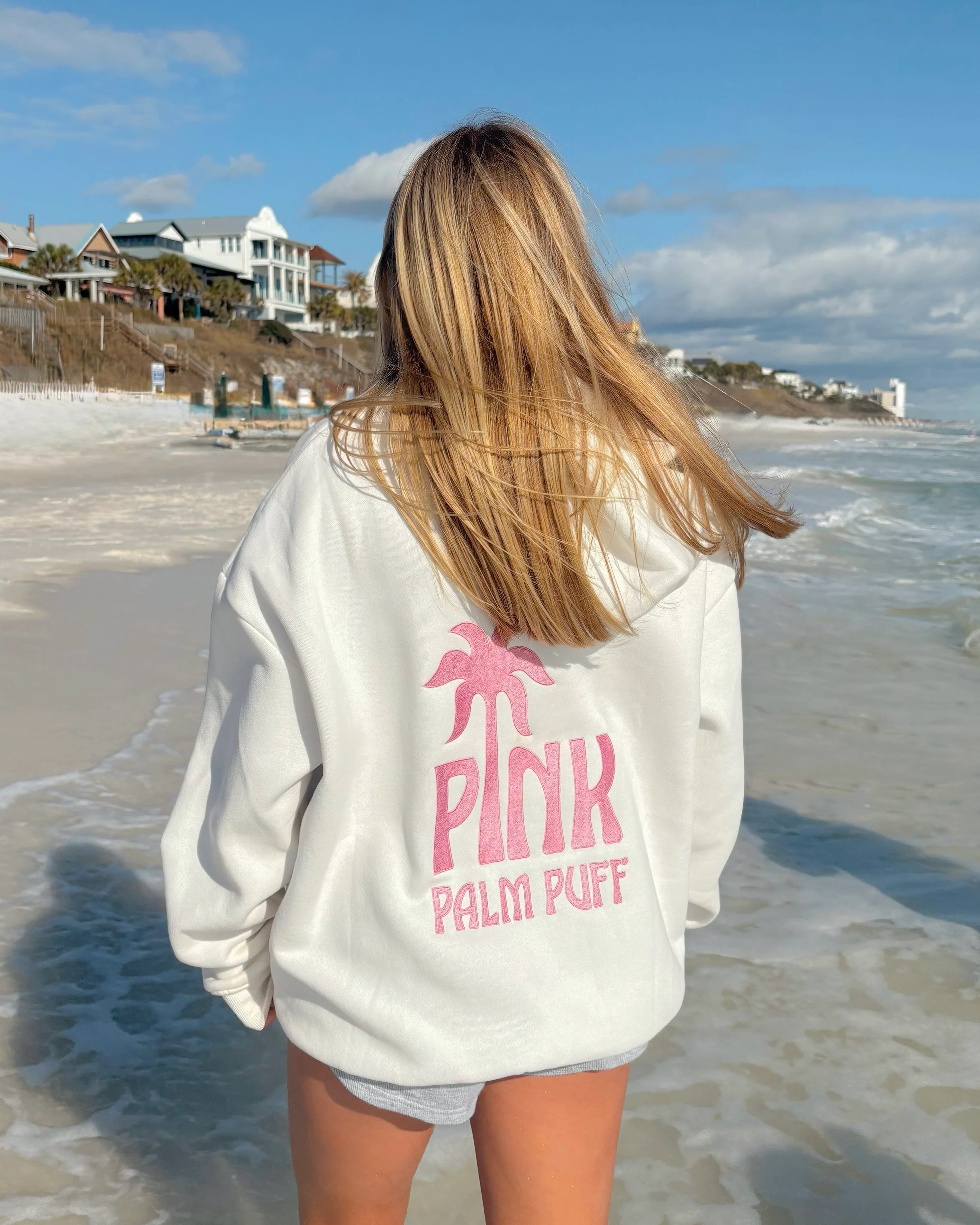 Classic Puff Hoodie in Pink Opal - Image 6