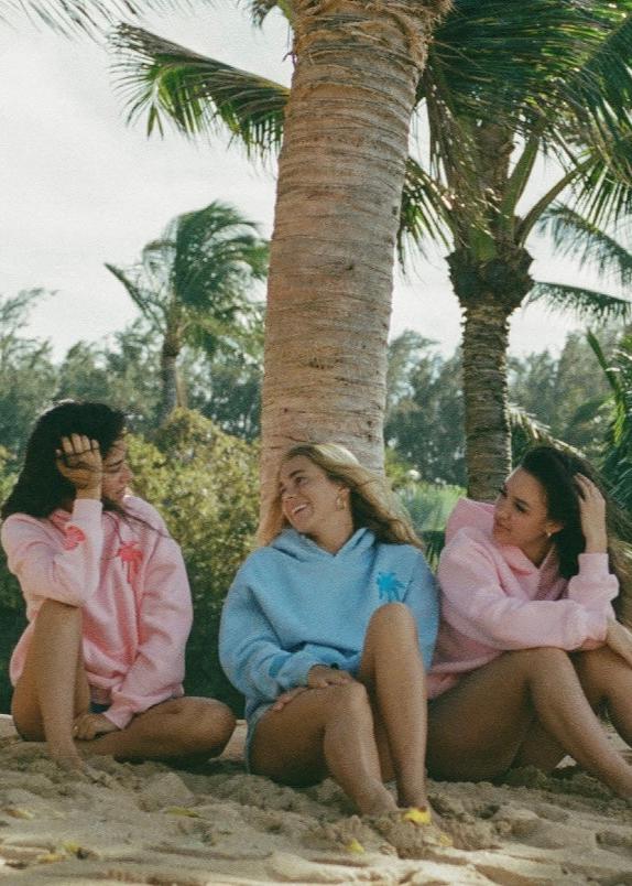 "Everything Comes in Waves” Hoodie in Blue - Image 7