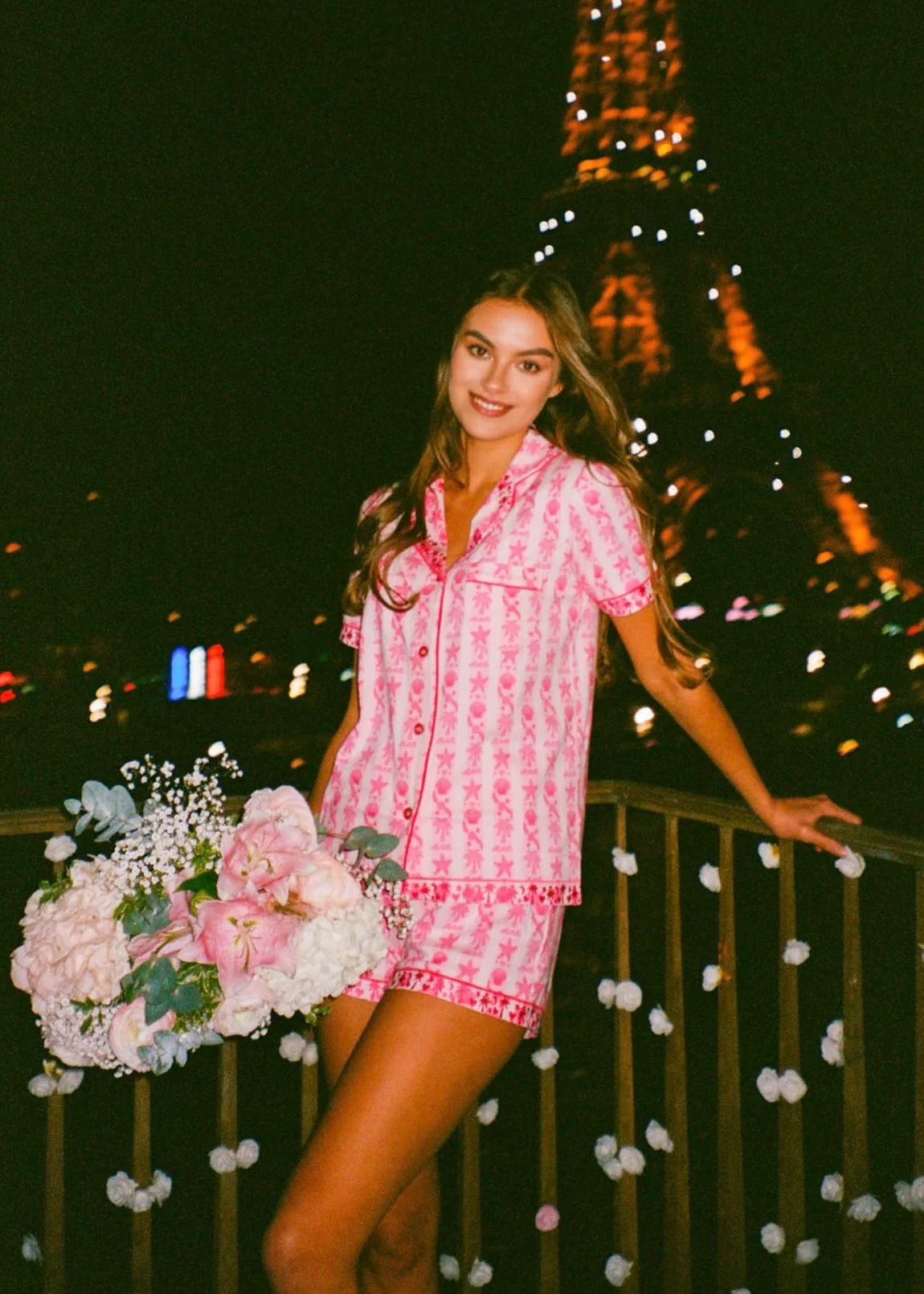 Pink Palm Pajamas in Blush Bay - Image 7