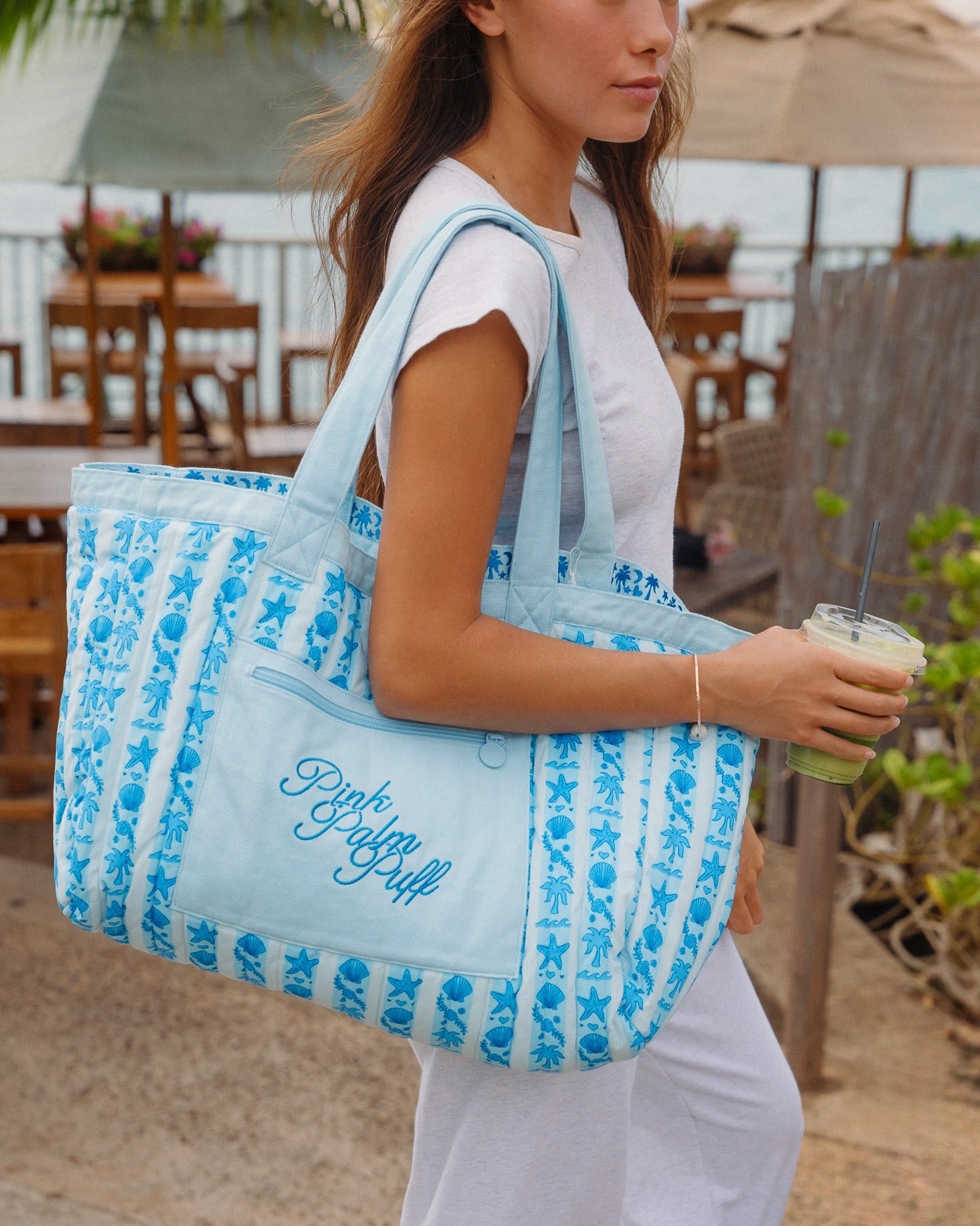 Couture Carryall in Seabreeze (Reversible) - Image 9